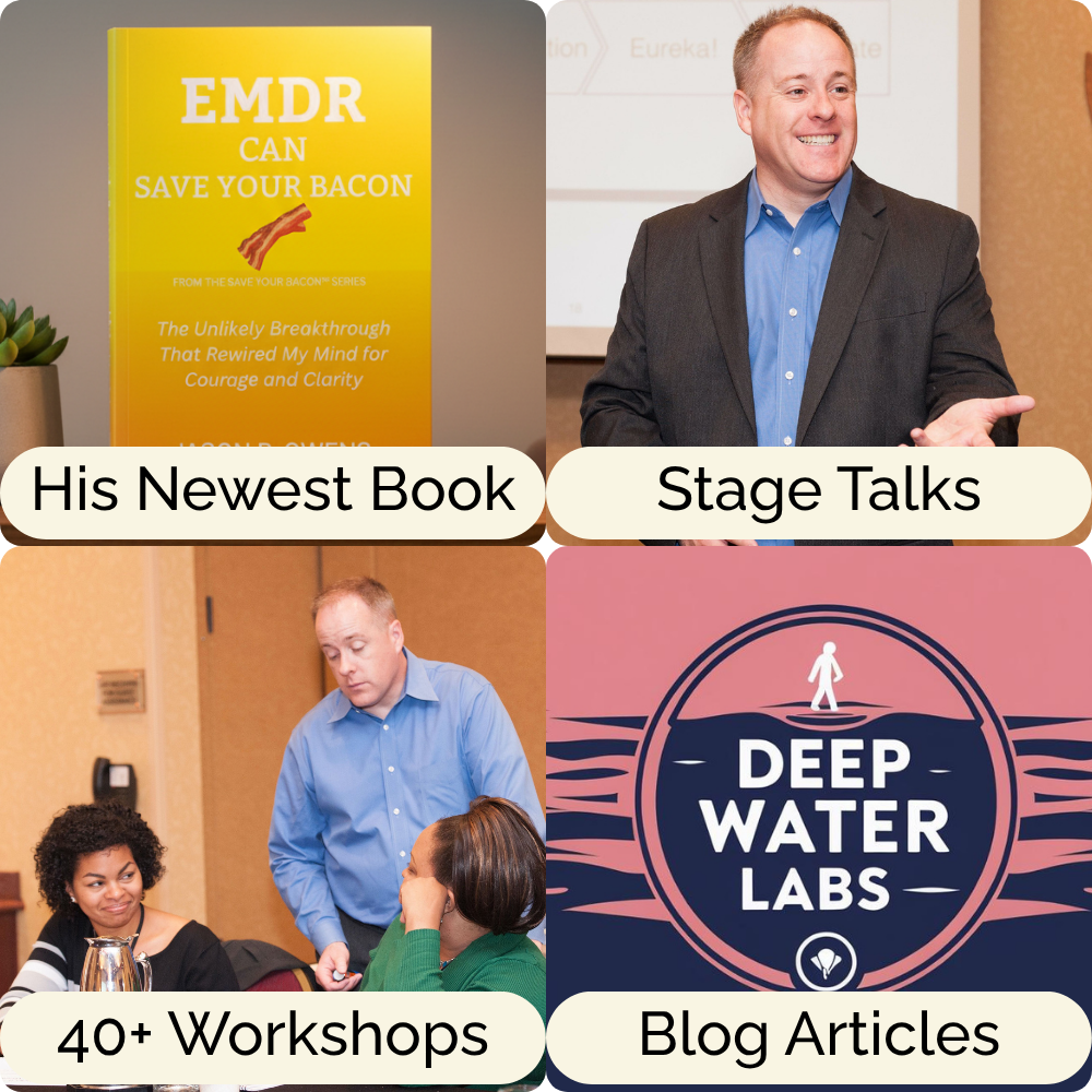 Brief highlights of Jason's book, keynote talks, workshops, and blog at deepwaterlabs.